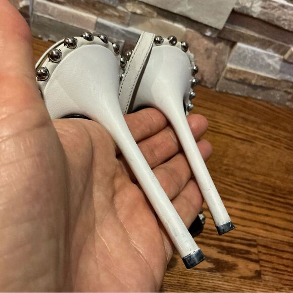 Alexander Wang White Studded Heels - Picture 11 of 11